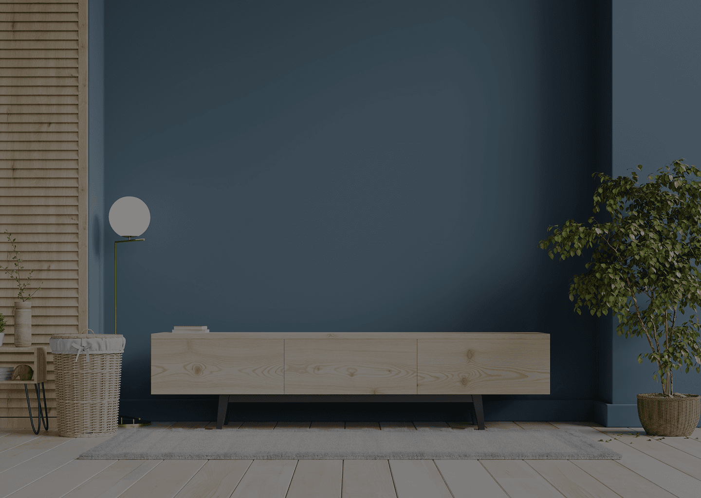 Modern minimalist office interior